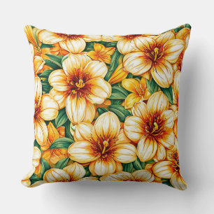 Colorful flowers cushion