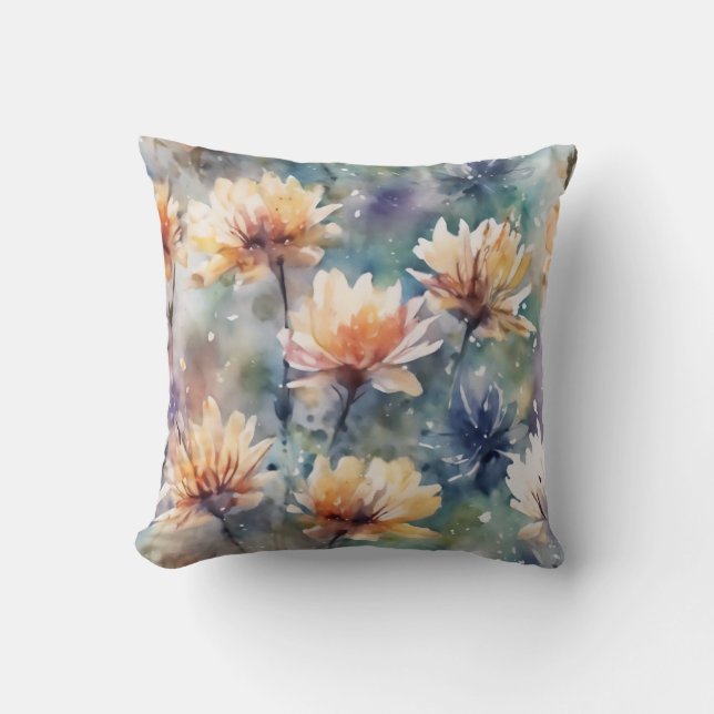 Colorful flowers cushion (Front)