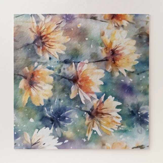 Colorful flowers jigsaw puzzle (Horizontal)