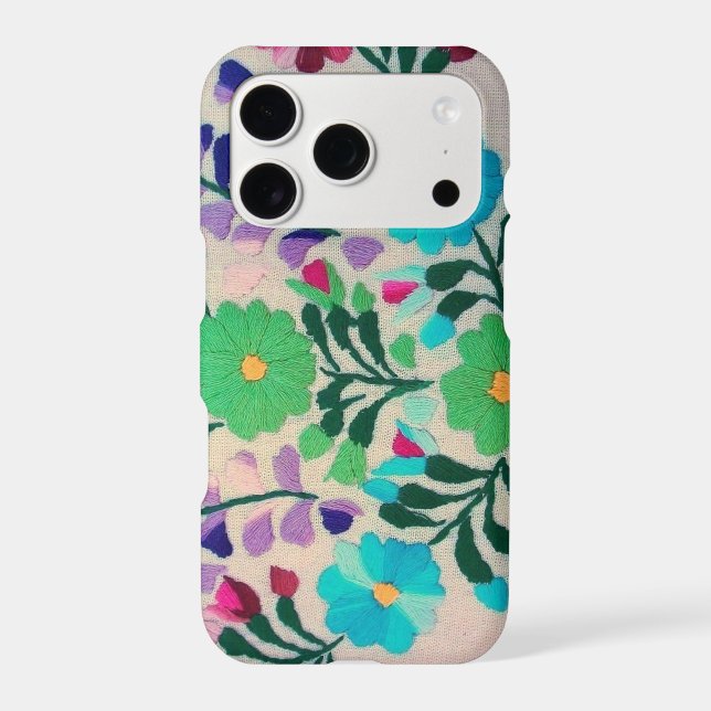 Colorful Flowers Pattern (Back)