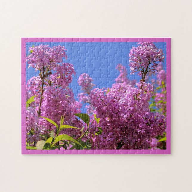 [Colorful Flowers] Pink Lilac Syringa Jigsaw Puzzle (Horizontal)