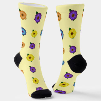 Colorful Flowers  Socks