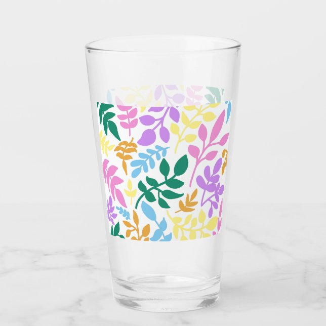 Colorful foliage glass (Front)