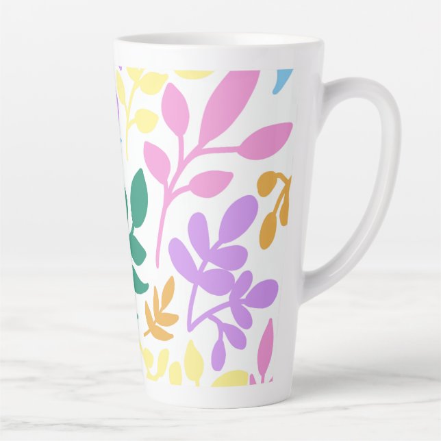 Colorful foliage latte mug (Right)