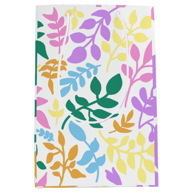 Colorful foliage medium gift bag (Front)