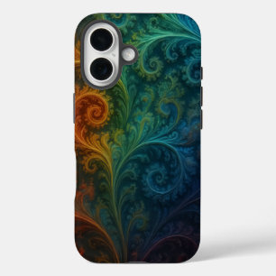 Colorful Fractal iPhone 16 Case