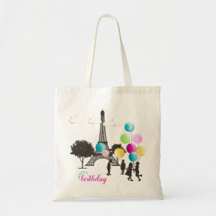 Colorful French Macarons Kids Playing Birthday Tote Bag
