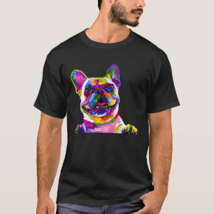 Colorful frenchie french bulldog owner T-Shirt