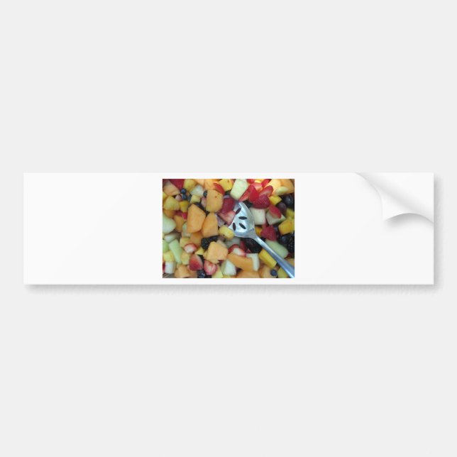 Colorful Fruit Assortment Bumper Sticker (Front)