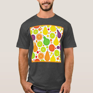 Colorful Fruitful Vibrance Pattern Art T-Shirt