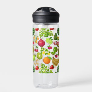 Colorful Fruits Pattern 01.b No BG Water Bottle