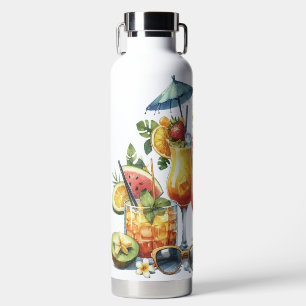 COLORFUL FRUITY SUMMER DRINKS & FRUITS WATER BOTTLE
