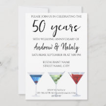 Colorful fun cocktails