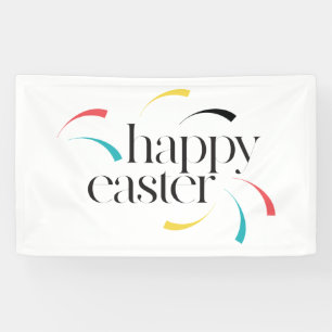 Colorful, fun, modern, simple design Happy Easter Banner