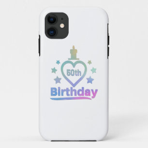 colorful funny I love my 50th birthday design iPhone 11 Case
