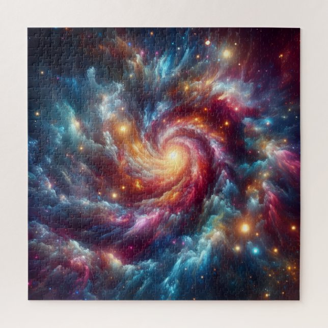 Colorful Galaxy Jigsaw Puzzle (Vertical)
