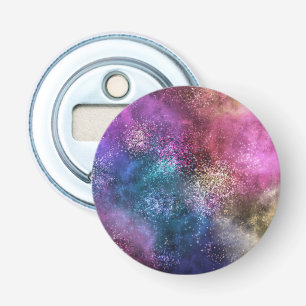 Colorful Galaxy Pattern Bottle Opener