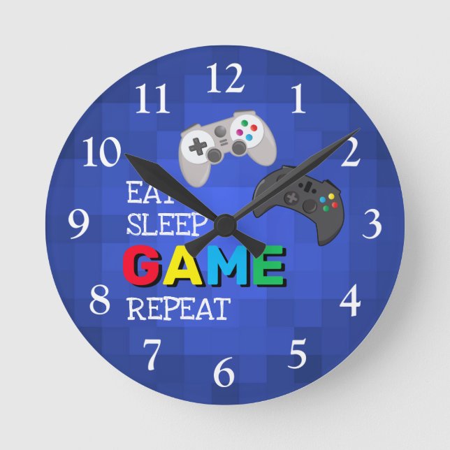 Colorful Gamer | Video Game Clock (Front)
