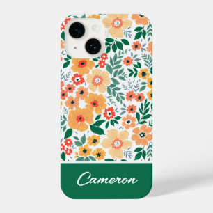 Colorful Garden Bouquet Pattern iPhone 14 Case