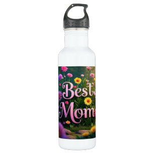 Colorful Garden Flowers For Mother's Day 710 Ml Water Bottle