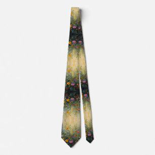 Colorful Garden Flowers Wildflower Meadow Tie