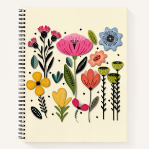Colorful Garden Notebook