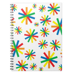 Colorful Geometric Pattern Geometric Art Geometric Notebook