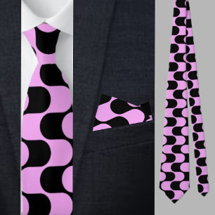 Colorful Geometric Pattern          Tie