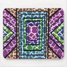 Colorful Geometric Rainbow Giraffe Animal Print
