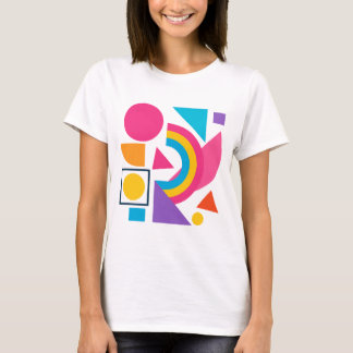 Colorful Geometric Shapes – Abstract Modern Design T-Shirt