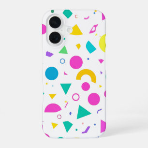 Colorful Geometric Shapes iPhone Case