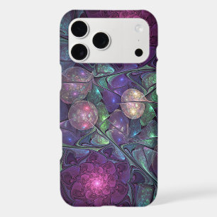 Colorful Glittering Modern Abstract Fractal Art