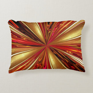 Colorful Glossy Texture Throw Pillow