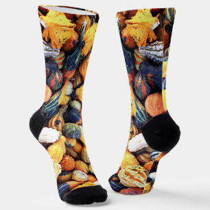 Colorful Gourds C  Socks