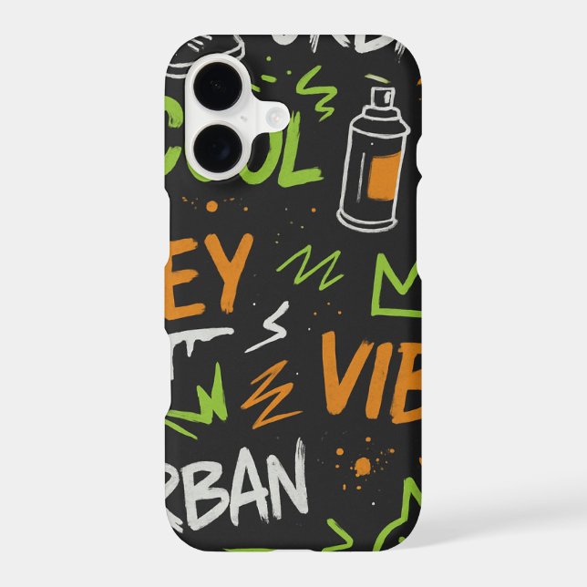 "Colorful Graffiti Style Phone Case – Urban & Arti (Back)