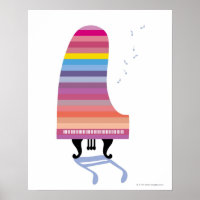 Colorful Grand Piano