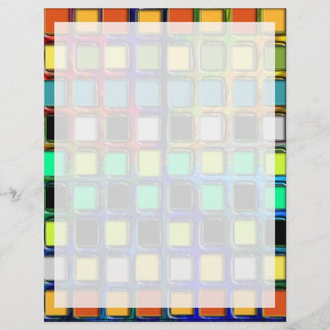 Colorful Grid-Tiled by Shirley Taylor (Front)