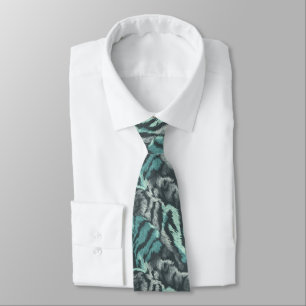 Colorful Groomsman Gift Tiger Tie