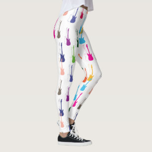  COLORFUL GUITAR PATTERN  LEGGINGS