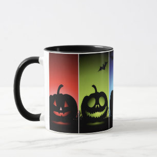 Colorful Halloween Pumpkins Mug
