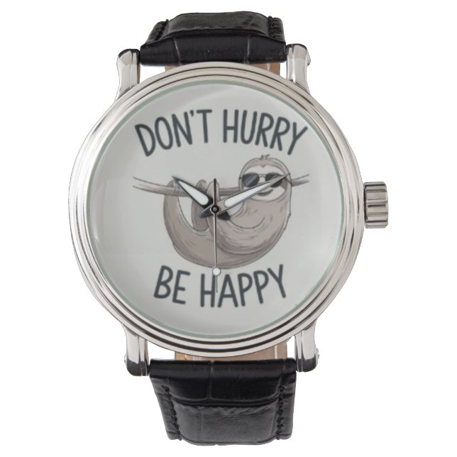 Colorful hand watch with bear logo (Front)