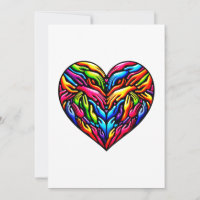 Colorful Hands Unity Heart - Inclusivity Art