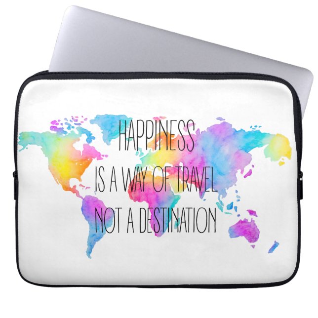 Colorful Happiness Laptop Sleeve (Front)