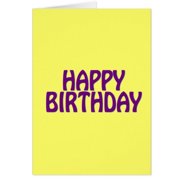 Colorful Happy Birthday (Front)