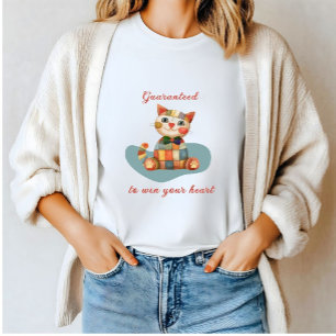 Colorful Happy Cat Conversation Starter T-Shirt
