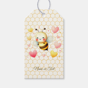 Colorful Happy Little Honey Bee Baby Shower Cute Gift Tags