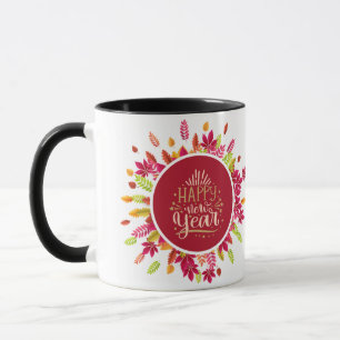 Colorful Happy New Year Mug