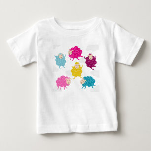 Colorful Happy Sheep Kids T-Shirt