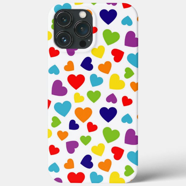 Colorful Hearts  Case-Mate iPhone Case (Back)