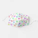 Colorful Hearts Face Mask